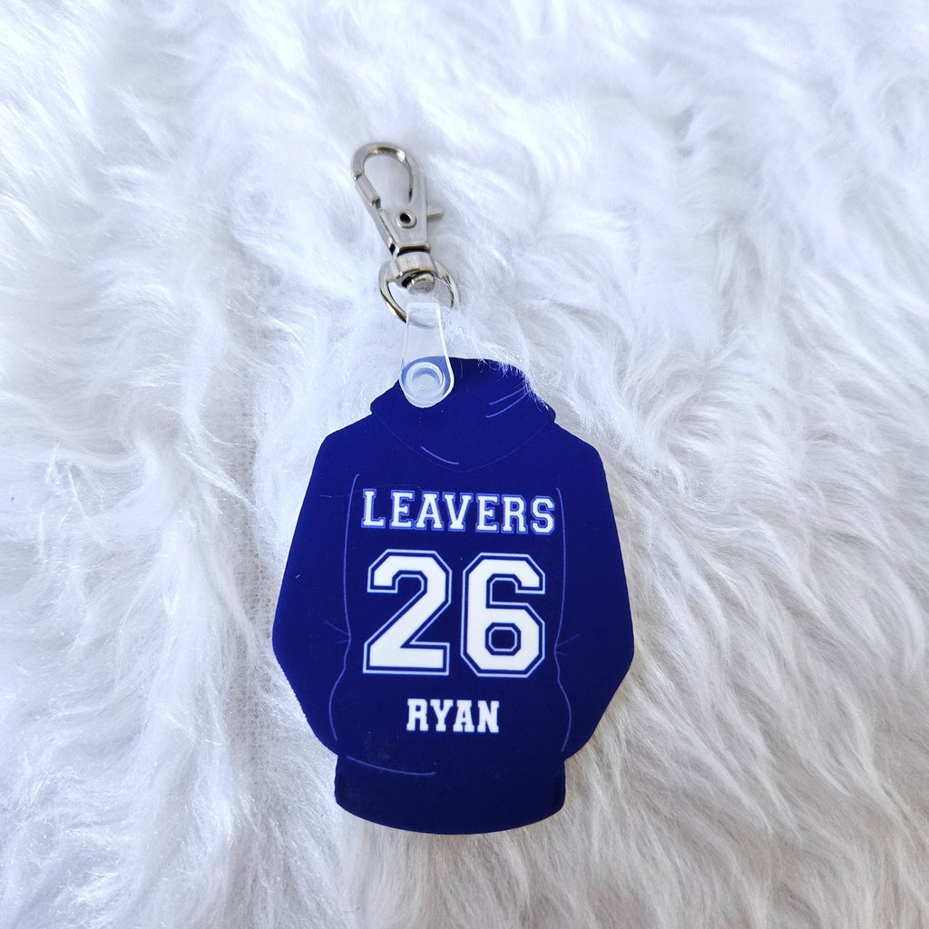 School Leavers 2026 Personalised Hoodie Bag Tag