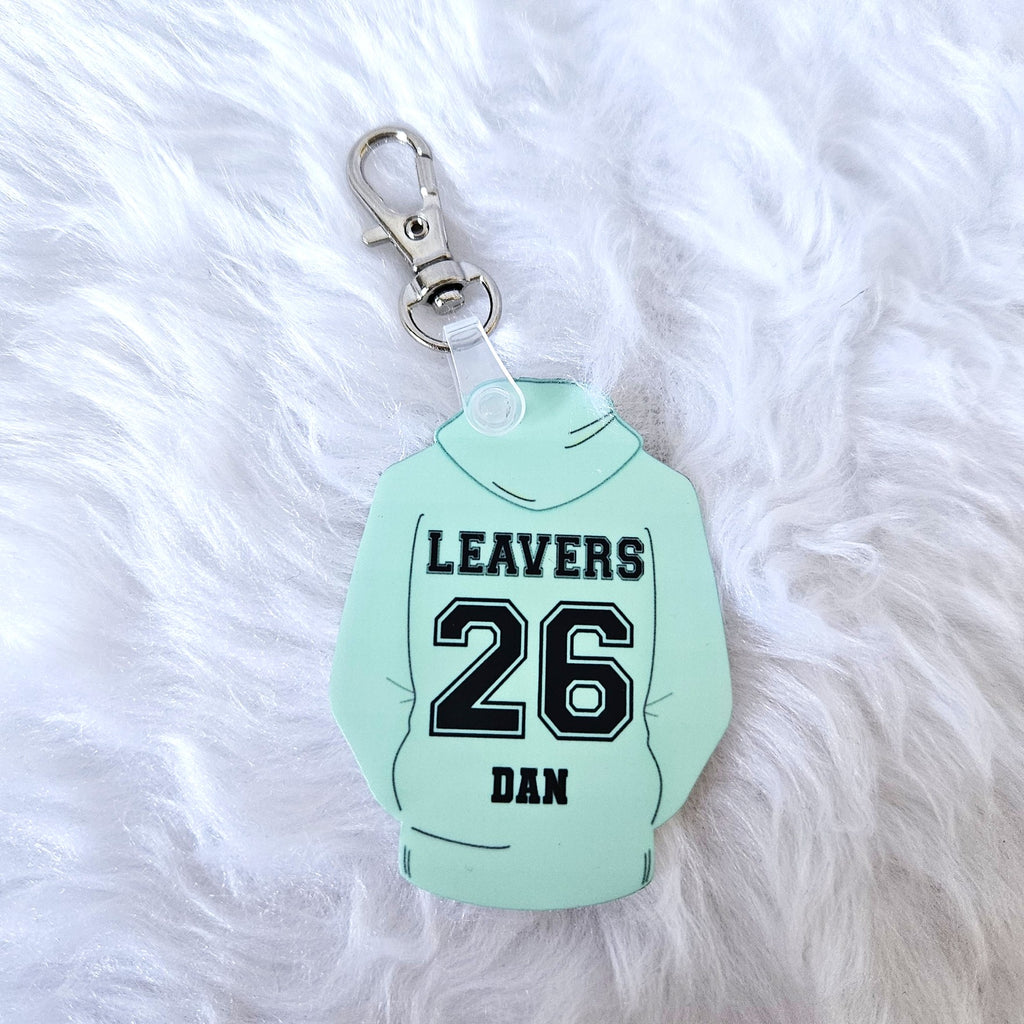 School Leavers 2026 Personalised Hoodie Bag Tag