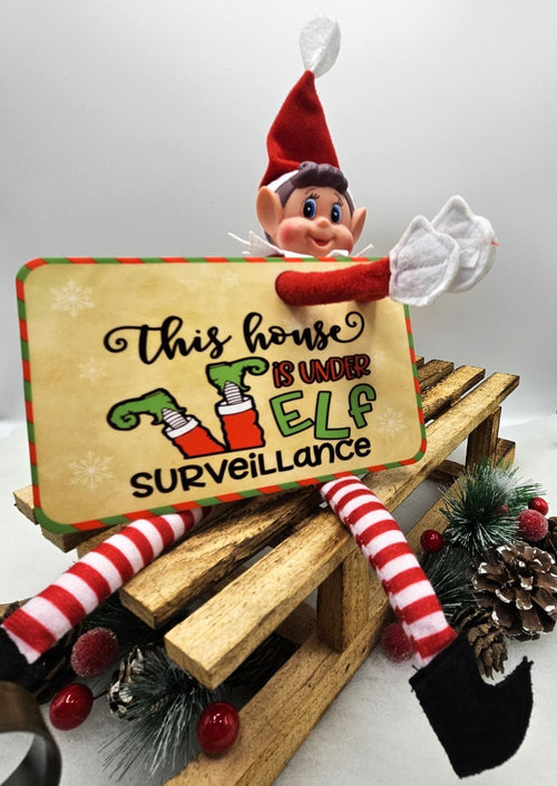 Elf I'm Back Personalised Postcard - Elf Surveillance