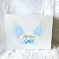 Personalised Baby Loss Memory Box – Angel Wings Keepsake Box