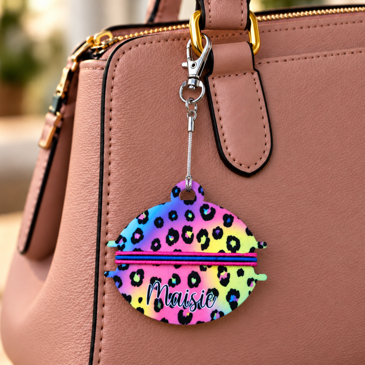 Personalised Bobble Buddy – Hair Bobble Holder & Bag Charm
