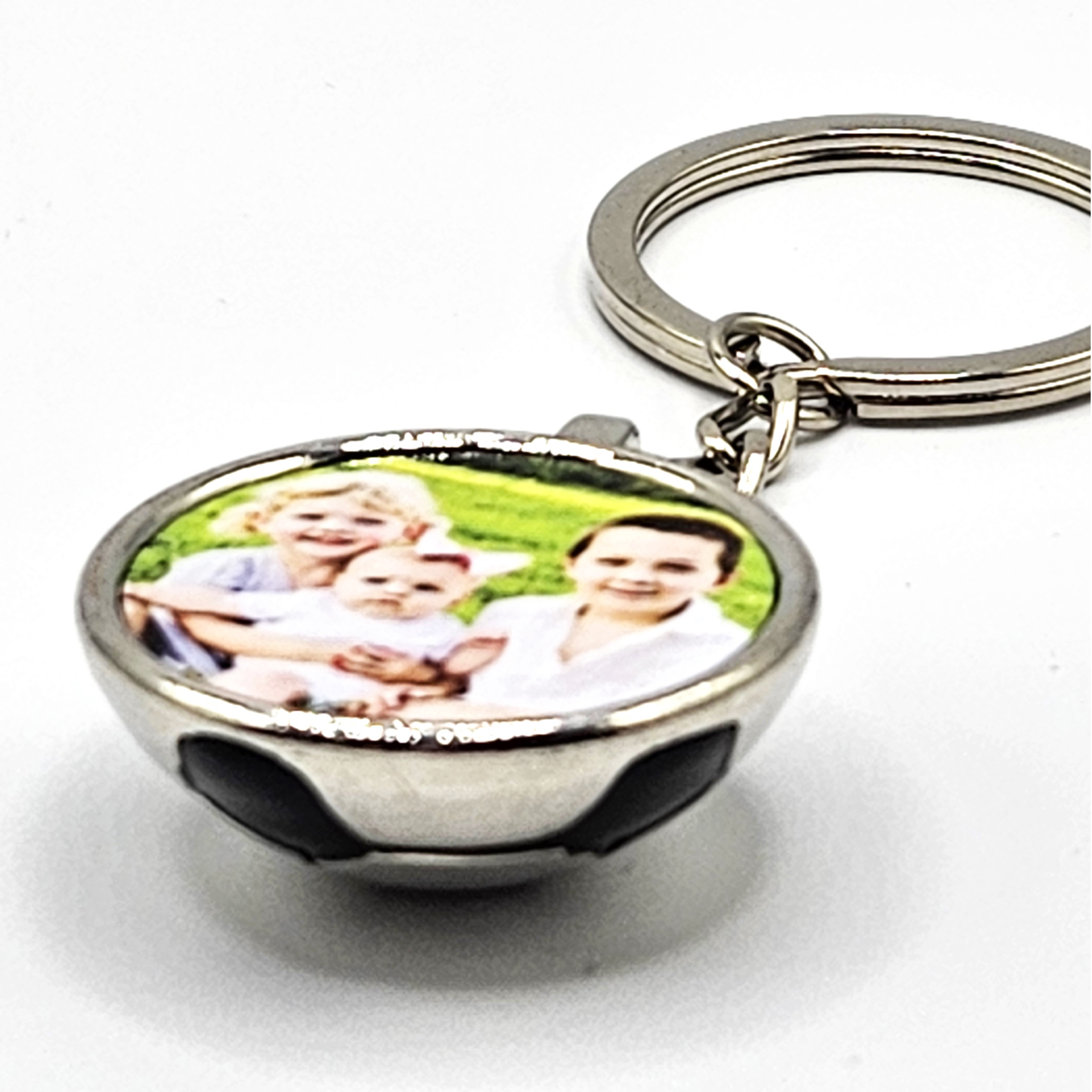 Personalised Football Photo Keyring