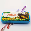 Personalised Pencil Tin with Dinosaur Design