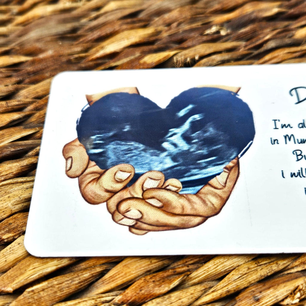 Personalised Wallet Card with Baby Scan