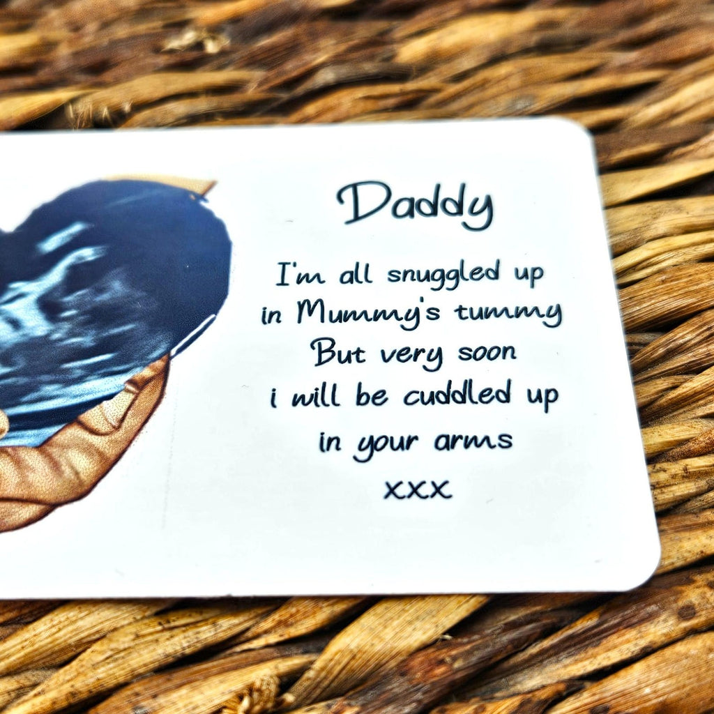 Personalised Wallet Card with Baby Scan